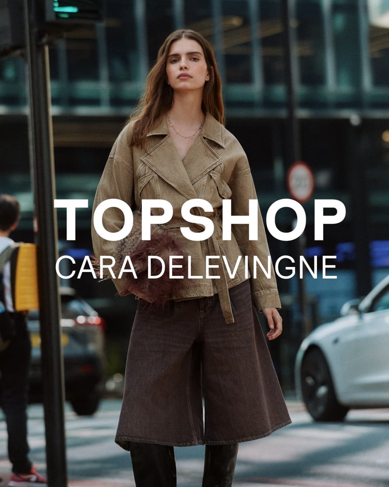 Topshop x Cara Delevingne for Denim-driven Capsule Collection