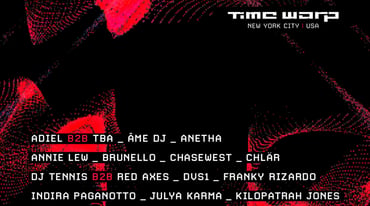 Time Warp New York City Locks In Its 2026 Lineup: Sven Väth, Indira Paganotto, Klangkuenstler & More