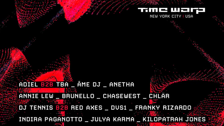 Time Warp New York City Locks In Its 2026 Lineup: Sven Väth, Indira Paganotto, Klangkuenstler & More