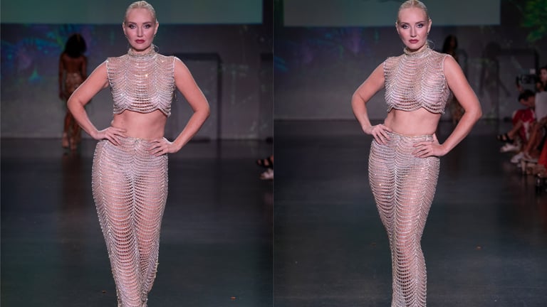 Giannina Azar at Swim Week Las Vegas 2026 | Art Hearts Fashion