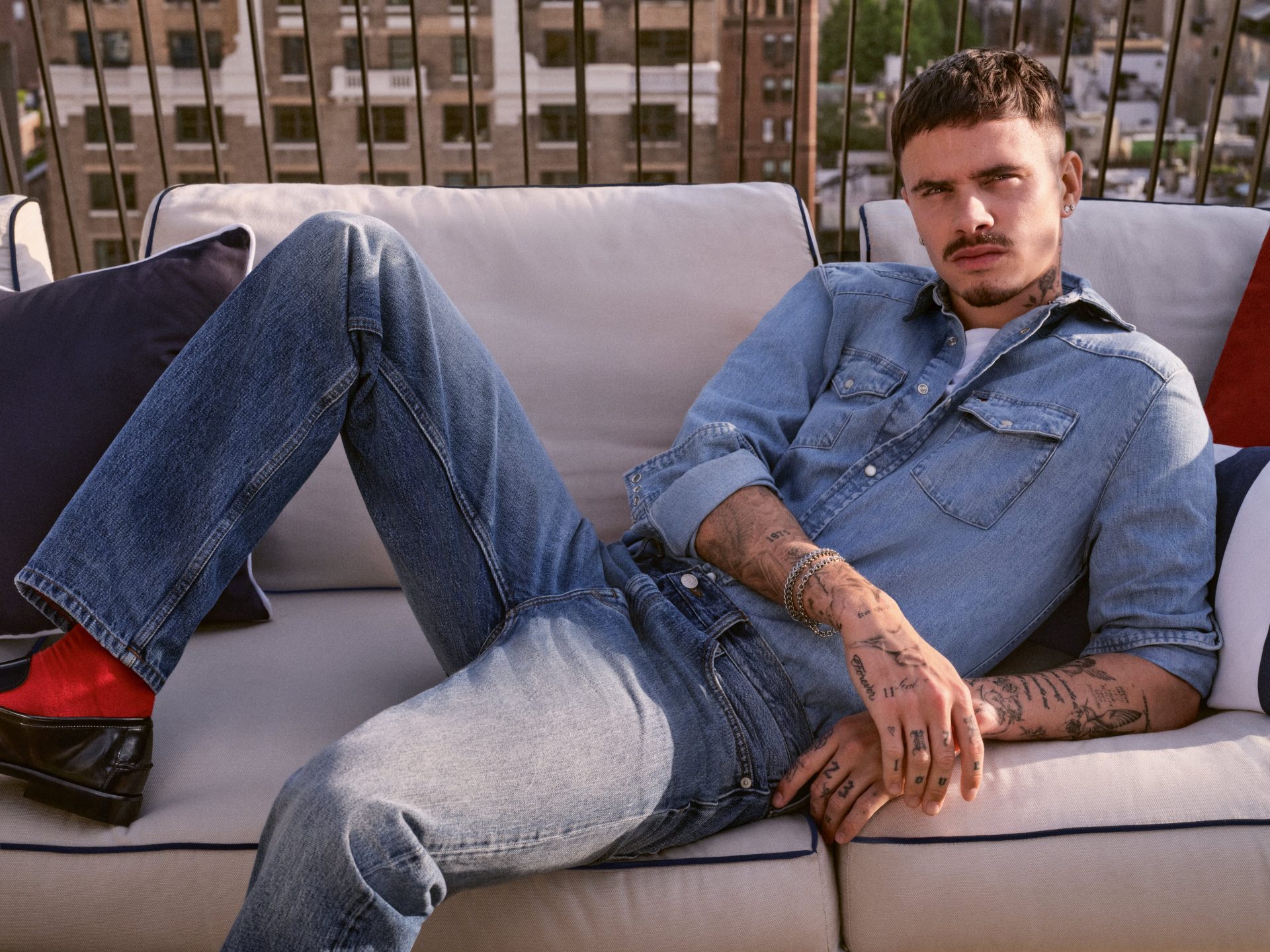 Tommy Hilfiger's Denim Bet: Romeo Beckham Checks Into The Mark For "Always Denim"