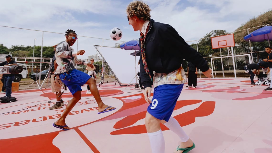 KidSuper x Havaianas: Colm Dillane Paints São Paulo Soccer Court