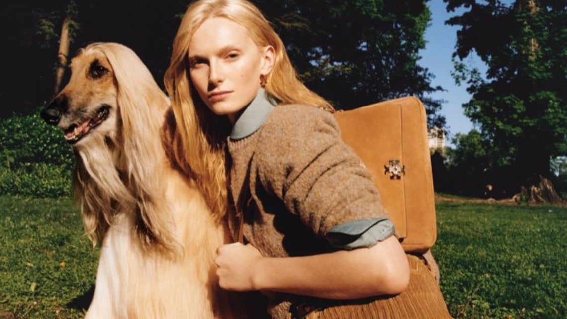 Alex Consani Fronts Tory Burch Fall-Winter 2026 Campaign at Central Park