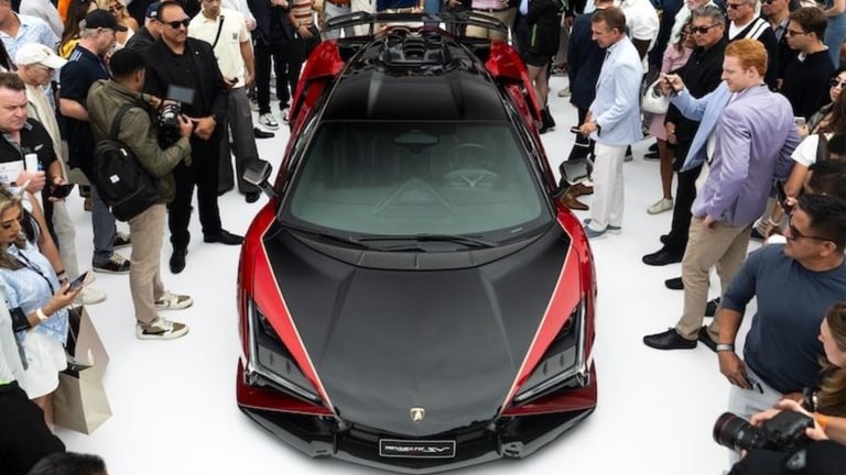 Lamborghini Revuelto SV Makes Its Super Veloce Debut at The Quail