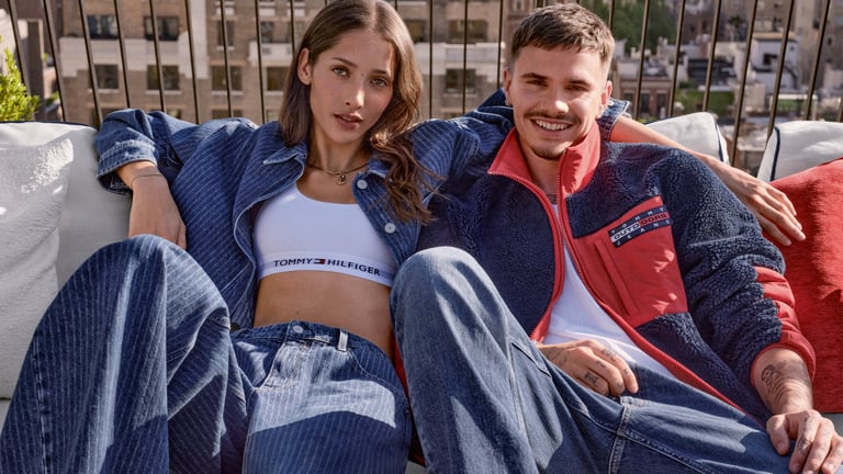 Tommy Hilfiger's Denim Bet: Romeo Beckham Checks Into The Mark For "Always Denim"
