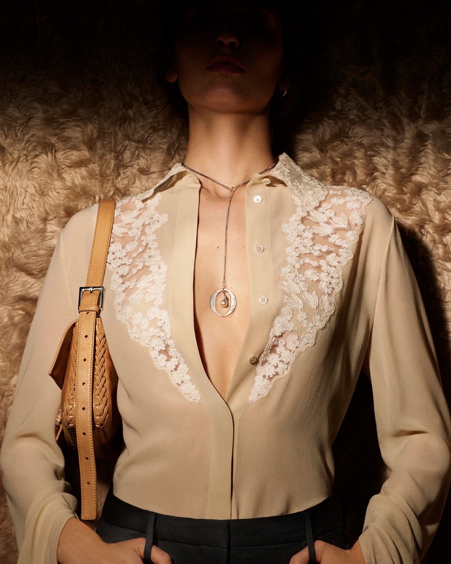 In Maria Grazia Chiuri's First Fendi Campaign, Rigor and Romance Share a Wardrobe