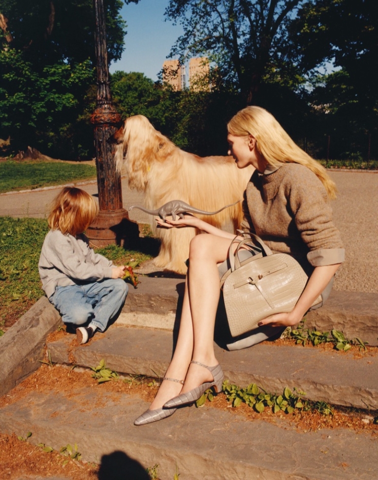 Alex Consani Fronts Tory Burch Fall-Winter 2026 Campaign at Central Park