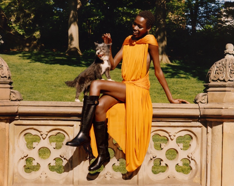 Alex Consani Fronts Tory Burch Fall-Winter 2026 Campaign at Central Park