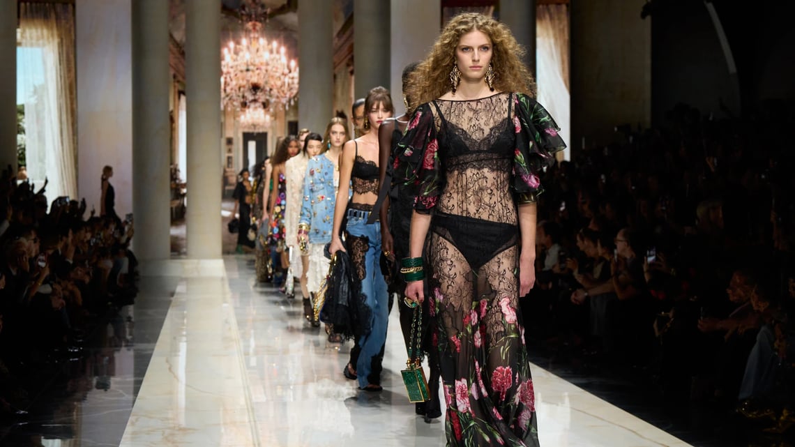 Dolce & Gabbana Spring 2027 Runway Collection at Milan Fashion Week