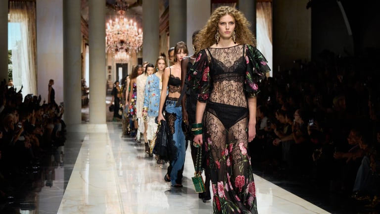 Dolce & Gabbana Spring 2027 Runway Collection at Milan Fashion Week
