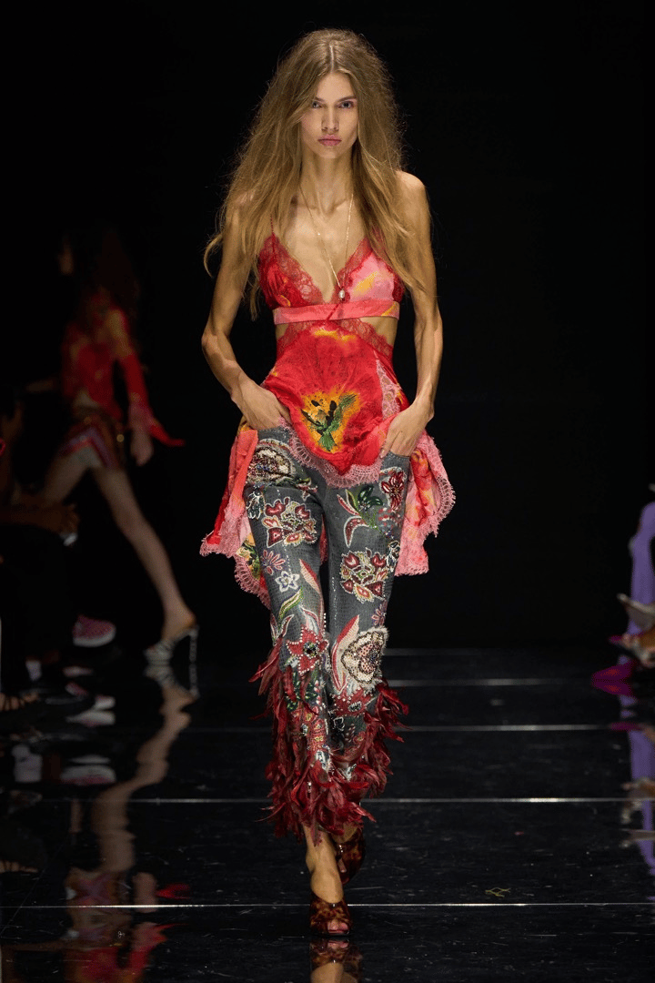 Roberto Cavalli Spring 2027 Ready-to-Wear Collection at Milan Fashion Week