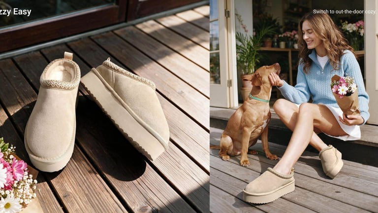 How to Style Fuzzy Shoes and Boots for Cozy Winter Outfits