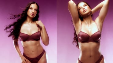 Victoria's Secret Wicked Sheer Shimmer Bra Campaign: Adriana Lima