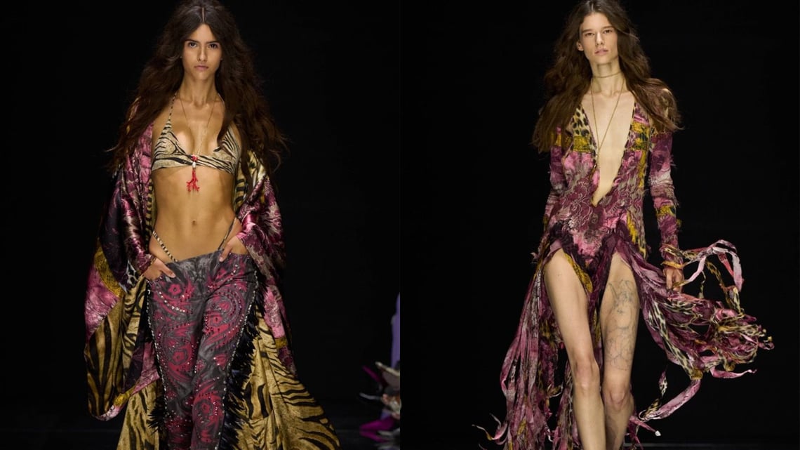 Roberto Cavalli Spring 2027 Ready-to-Wear Collection at Milan Fashion Week
