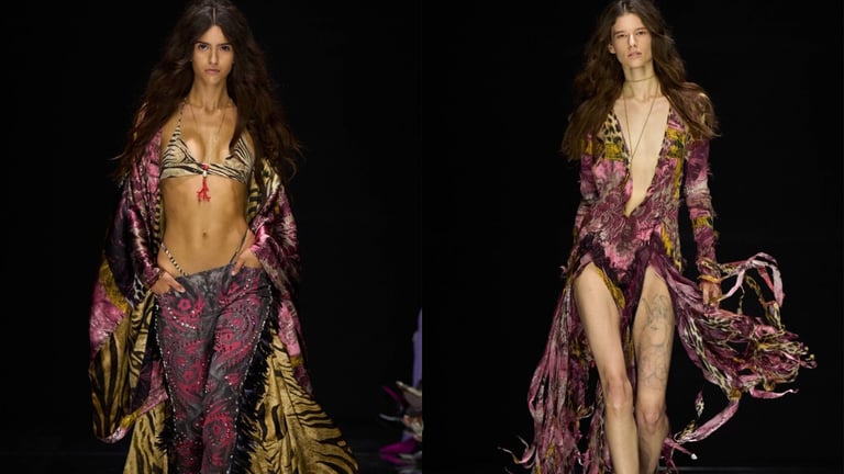 Roberto Cavalli Spring 2027 Ready-to-Wear Collection at Milan Fashion Week