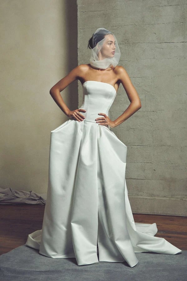 Monique Lhuillier Fall 2027 Bridal Collection at NYBFW