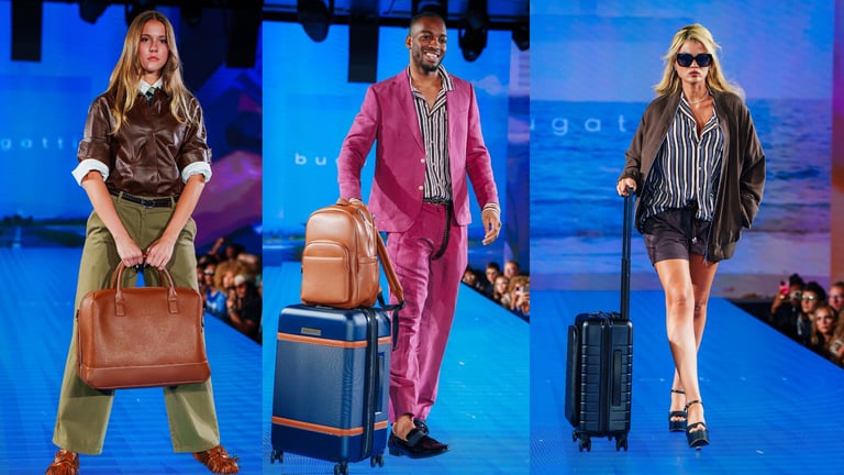 Bugatti Spring 2027 NYFW: Stripes, Backpacks, Big Bags