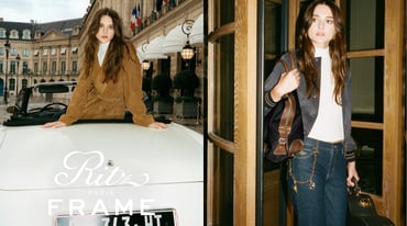 Frame and Ritz Paris Cast Charlotte Lawrence for '24 Hours in Paris'