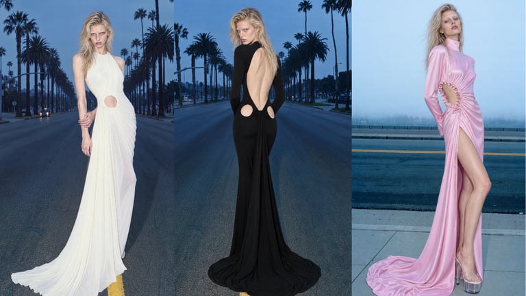 David Koma Spring 2027: Crystal Spirals, Fringe and AI