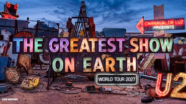 U2 Announces Carnaval De Luz Presents The Greatest Show On Earth World Tour 2027