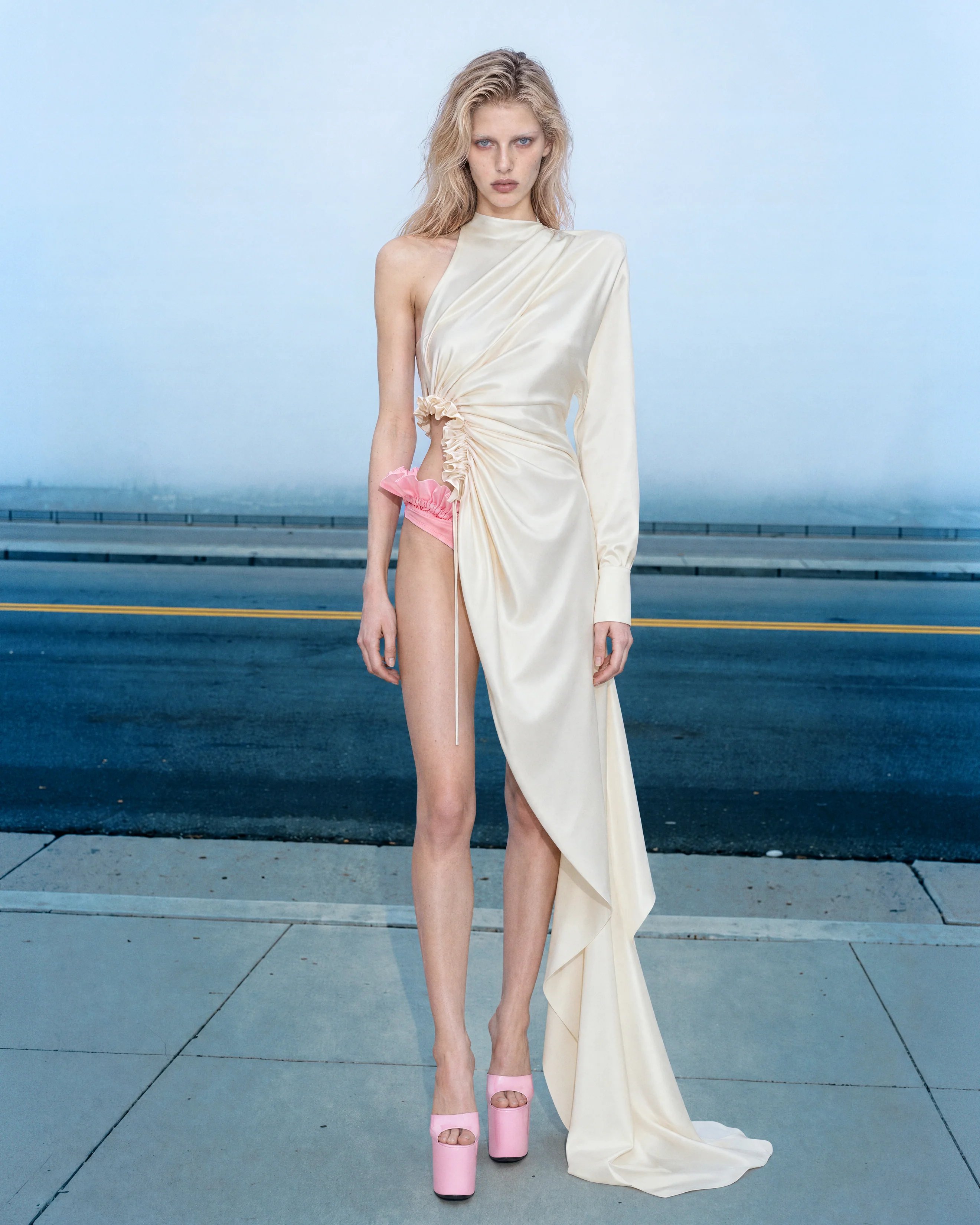 David Koma Spring 2027: Crystal Spirals, Fringe and AI