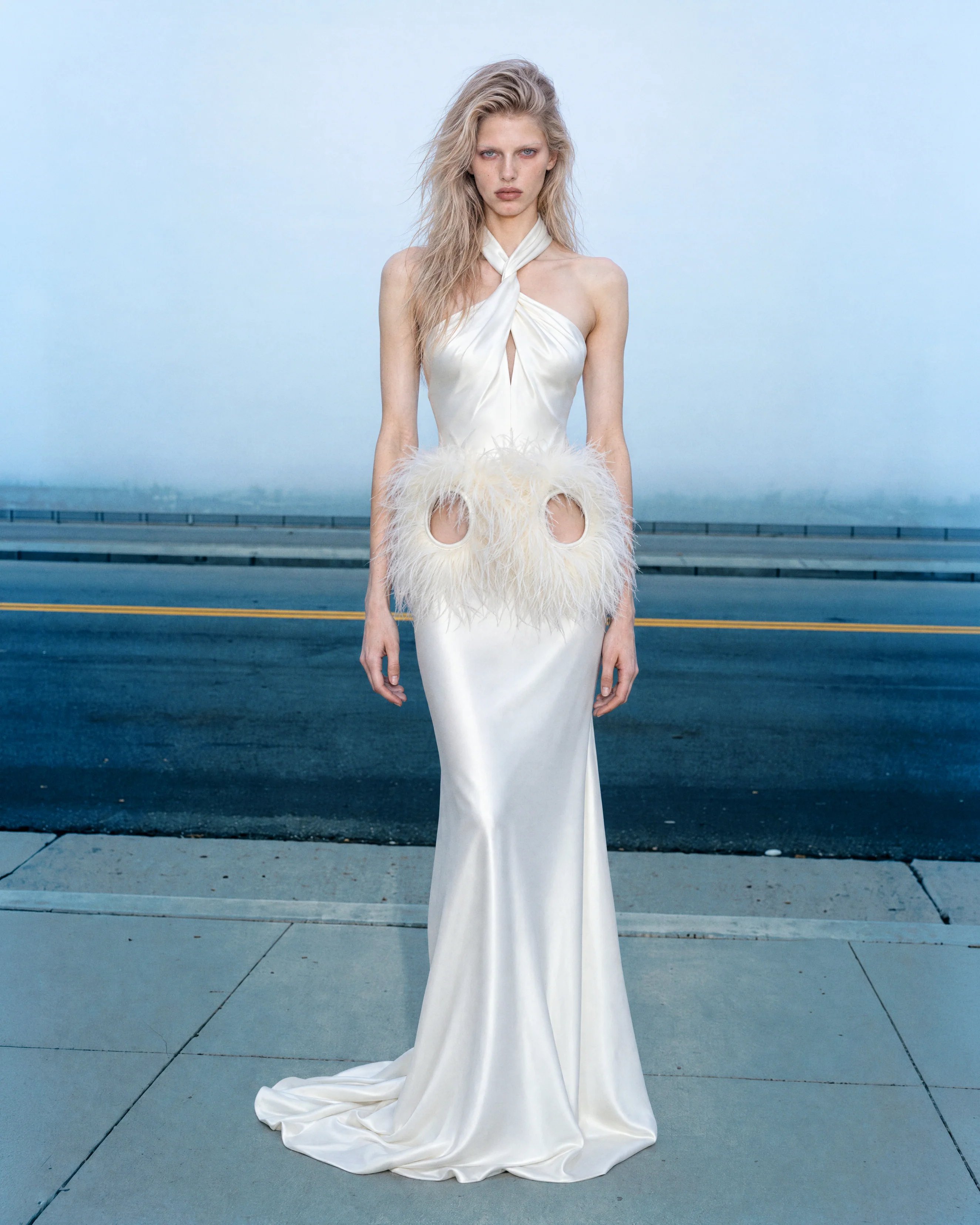 David Koma Spring 2027: Crystal Spirals, Fringe and AI