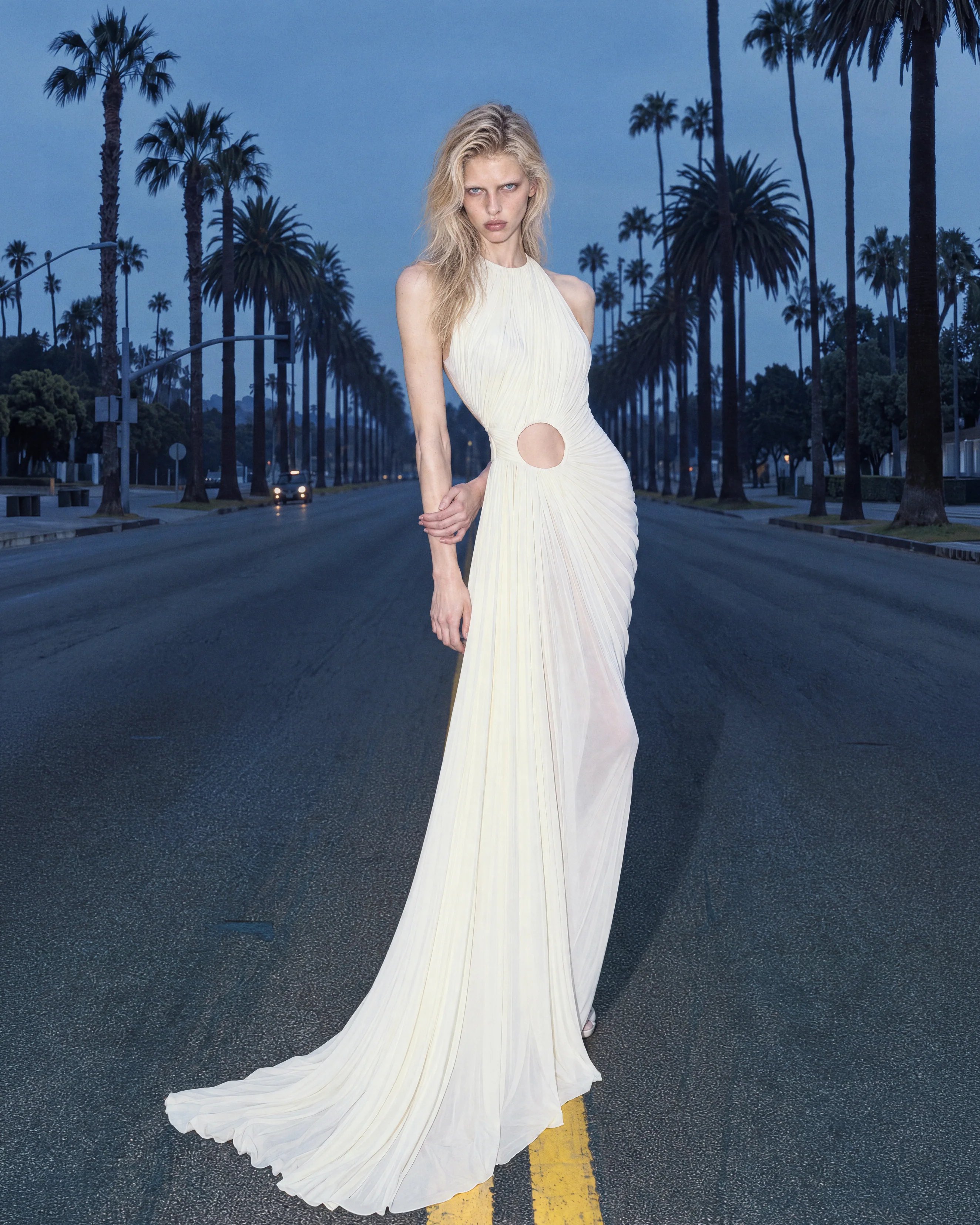 David Koma Spring 2027: Crystal Spirals, Fringe and AI