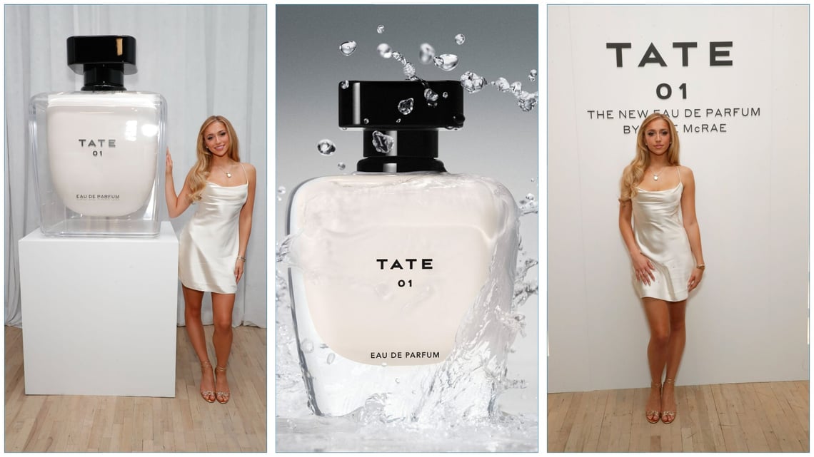 Tate McRae Toasts Her Debut Fragrance, TATE 01, at an Exclusive SoHo Launch